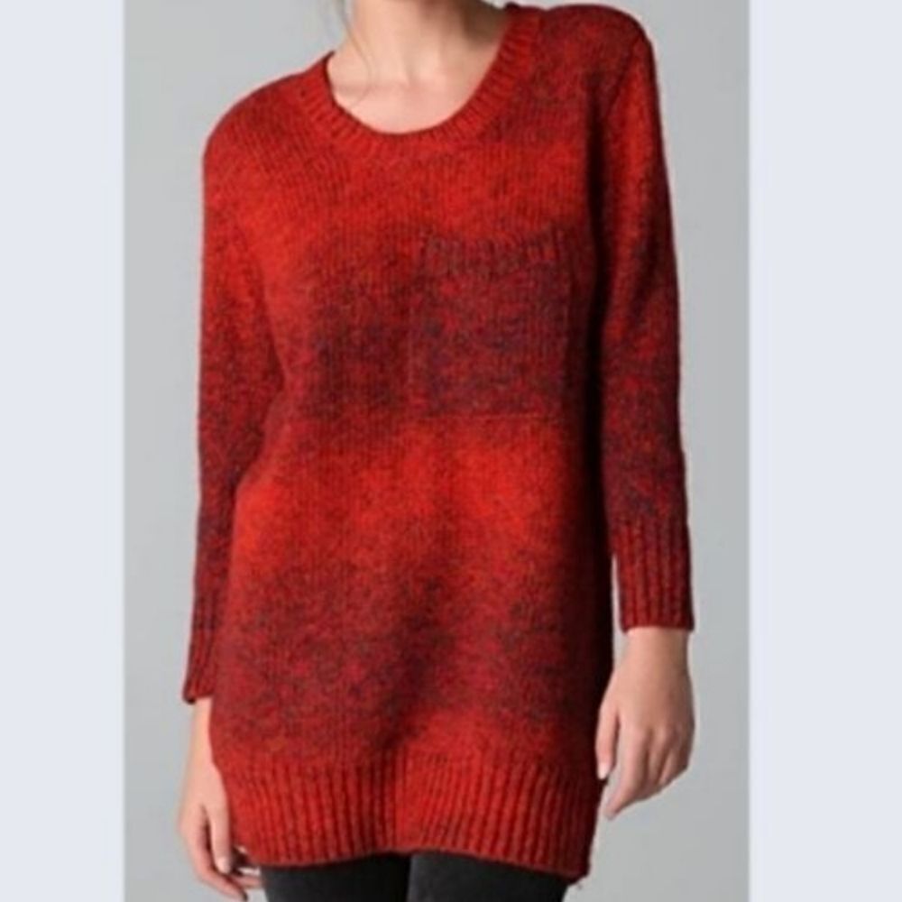 Madewell Wallace Rowboat Ombre Tonal Wool Alpaca Tunic Sweater XS